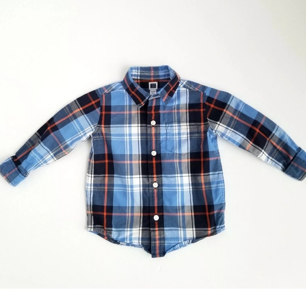 Janie and Jack plaid shirt